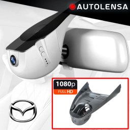 Unitate fara rama Camera DVR Mazda CX-30 2024-26, camera fata 4K si spate 1080p Autolensa, Model 24/7 Negru MZD99