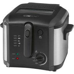 Friteuza Clatronic FR 3649, 1600 W, 0.8 kg, Negru/Argintiu