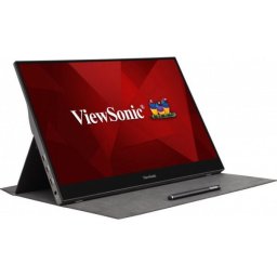 Monitor Portabil IPS LED ViewSonic 15.6" TD1655, Full HD, miniHDMI, Negru