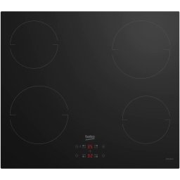 Plita incorporabila Beko HII64401MT, Inductie ,4 zone de gatit, Touch control, OverHeat Safety System, 60 cm, Sticla neagra