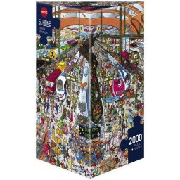 Puzzle Heye - Train Station, 2000 piese