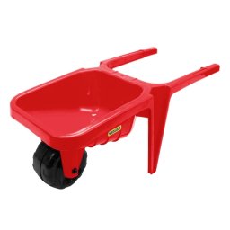Roaba de jucarie Wader Gigant wheelbarrow, Rosu, Plastic, Capacitate 100 kg