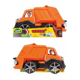 Masinuta cu telecomanda Lena Camion de gunoi, Portocaliu, Varsta 2+ ani, pentru interior si exterior