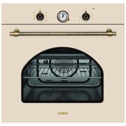 Cuptor incorporabil Samus SC620VTV, 56L, design retro