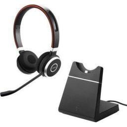 Casti Jabra Evolve 65 SE Link 380a UC cu microfon 6599-833-499, Argintiu