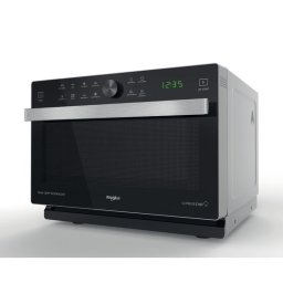 Cuptor cu microunde, Whirlpool MWSC 833 SB, 33l, 900W, CrispFry, Curatare automata, Argintiu