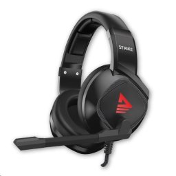 Casti Gaming Profesionale Savio Strike, Clear Sound, telecomanda pe fir, microfon flexibil, iluminare rosie (Savio Strike)