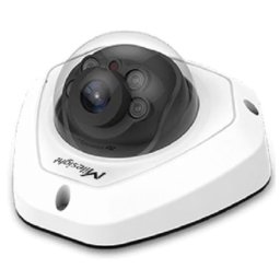 Camera de supraveghere pentru exterior Milesight, IP mini Dome, Distanta IR 30 m, Tip lentila fixa 2.8 mm, Rezolutie 8 Mpx, Microfon, PoE, Carcasa metal, Slot card SD, "MS-C8173-PD