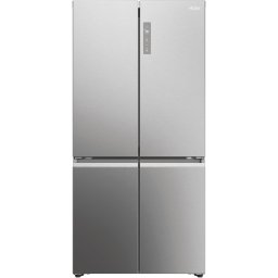 Side by side Cube Haier HCR79F19ENMM , 646 l, Total No Frost, WiFi, Motor inverter, Sistem antibacterian, Humidity Zone, Super Cooling, Super Freezing, Display, Clasa E, 190 cm, Inox