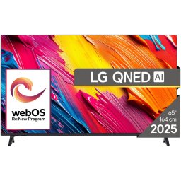Televizor LG QNED 65QNED70A6A, 164 cm, Smart, 4K Ultra HD, Clasa F (Model 2025), Gri Inchis
