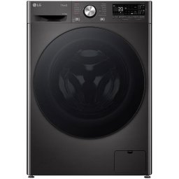 Masina spalat cu uscator LG F4DR711S2BA, Spalare 11 kg / Uscare 6kg, 1400 RPM, Motor Direct Drive Inverter, Spa, Turbo Wash 39, Wi-Fi, Clasa D, Autodose, Negru