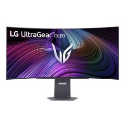 Monitor Gaming OLED LG UltraGear 44.5" 45GX90SA-B, WQHD (3440 x 1440), HDMI, DisplayPort, Ecran curbat, Boxe, 0.03 ms, 240 Hz, Negru