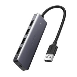 Hub USB Ugreen CM219 4-Port USB 3.0 Hub, 4x USB 3.0, 5 Gbps, Gri