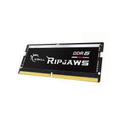 Memorie RAM G.Skill Ripjaws pentru laptop DDR5, 64 GB, cu viteza 5600 MHz, Negru