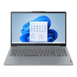Laptop Lenovo IdeaPad Slim 3 15AMN8, procesor AMD Ryzen™ 5 40 pana la 4.3GHz, 15.6 inch, Full HD, 16GB LPDDR5 RAM, 512GB SSD, AMD Radeon™ 610M Graphics, No OS, Gri