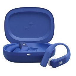 Casti sport in-ear JBL Endurance Peak 4, True Wireless, Noise Cancelling, IP68, 6 Microfoane, Redare pana la 48 h, Albastru