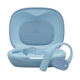 Casti Alergare Open-Ear JBL Sense Lite, True Wireless, Bluetooth, 4 microfoane, Multipoint, Autonomie 32 ore, IP54, Albastru
