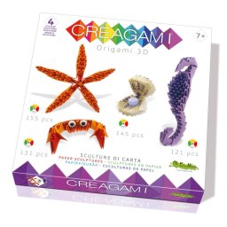 Origami 3D, Creagami - Set animale marine, 552 piese