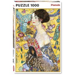 Puzzle Piatnik, Lady with a Fan – Gustav Klimt, 1000 piese