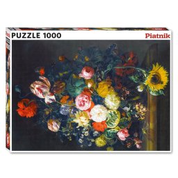 Puzzle Piatnik, Flower Still Life - Rachel Ruysch, 1000 piese