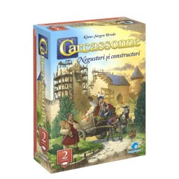 Extensie joc de societate Carcassonne - Extensia 2: Negustori si constructori, Varsta 7+ ani, Multicolor