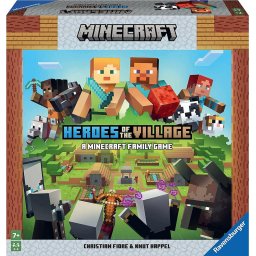 Joc de societate Minecraft Heroes of the Village, pentru copii de la 7 ani, multilingv incl. RO, Multicolor