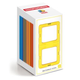 Joc magnetic de constructie Magformers Rectangle Set - 12 piese in forma de dreptunghi