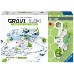 Joc de constructie Gravitrax Starter Set Obstacle, set de baza Cursa cu Obstacole, Varsta 8+ ani, Verde