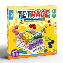 Joc logic IQ Booster - Tetrace Kids, Varsta 4+ ani, Galben