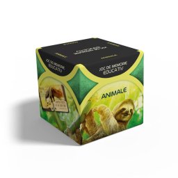 Joc de memorie educativ, Smart Memo, Animale, lb. romana