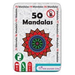Joc educativ Purple Cow - 50 de desene Mandala, 4+ ani