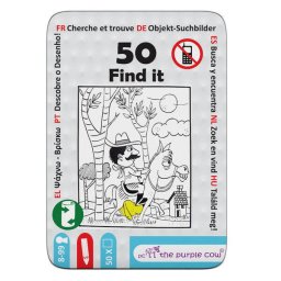 Joc educativ Purple Cow - 50 de provocari: Gaseste diferentele, 5+ ani