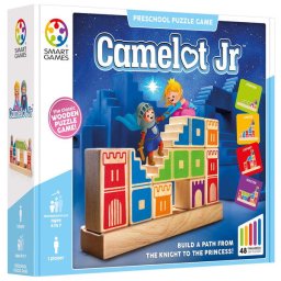 Joc de logica cu 48 de provocari, Smart Games - Camelot Jr., 4+ ani, editie internationala
