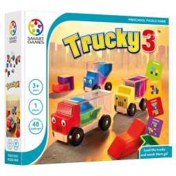 Joc de logica cu 48 de provocari, Smart Games - Trucky 3, 3+ ani, editie internationala