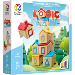 Joc de logica cu 48 de provocari, Smart Games - Logic Lane, 3+ ani, editie internationala