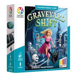 Joc de logica cu 80 de provocari, Smart Games - Graveyard Shift, 10+ ani, editie internationala