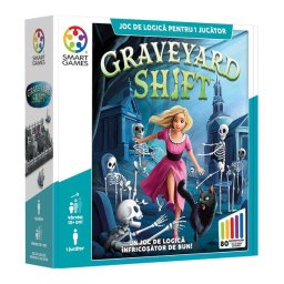Joc de logica cu 80 de provocari, Smart Games - Graveyard Shift, 10+ ani, editie limba romana