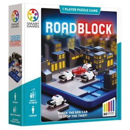 Joc de logica cu 80 de provocari, Smart Games - RoadBlock, 7+ ani, editie internationala