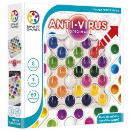Joc de logica cu 60 de provocari, Smart Games - Anti-Virus, 8+ ani, editie internationala