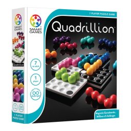 Joc de logica cu 60 de provocari, Smart Games - Quadrillion, 7+ ani, editie internationala