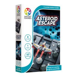 Joc de logica cu 60 de provocari, Smart Games - Asteroid Escape, 8+ ani, editie internationala