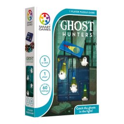 Joc de logica cu 60 de provocari, Smart Games - Ghost Hunters, 5+ ani, editie internationala