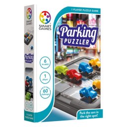 Joc de logica cu 60 de provocari, Smart Games - Parking Puzzler, 6+ ani, editie internationala