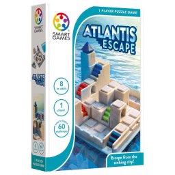 Joc de logica cu 60 de provocari, Smart Games - Atlantis Escape, 8+ ani, editie internationala