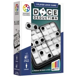 Joc de logica cu 60 de provocari, Smart Games - Dice Deduction, 10+ ani, editie internationala