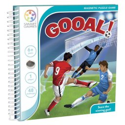 Joc de logica cu 48 de provocari, Smart Games - Gooal, 6+ ani, editie internationala