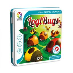 Joc de logica cu 48 de provocari, Smart Games - Logibugs, 6+ ani, editie limba Romana