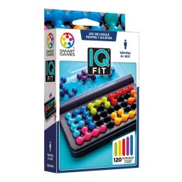 Joc de logica cu 120 de provocari, Smart Games - IQ Fit, 6+ ani, editie limba Romana