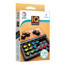 Joc de logica cu 120 de provocari, Smart Games - IQ Arrow, 7+ ani, editie internationala