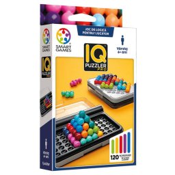 Joc de logica cu 120 de provocari, Smart Games - IQ Puzzler Pro, 6+ ani, editie limba Romana